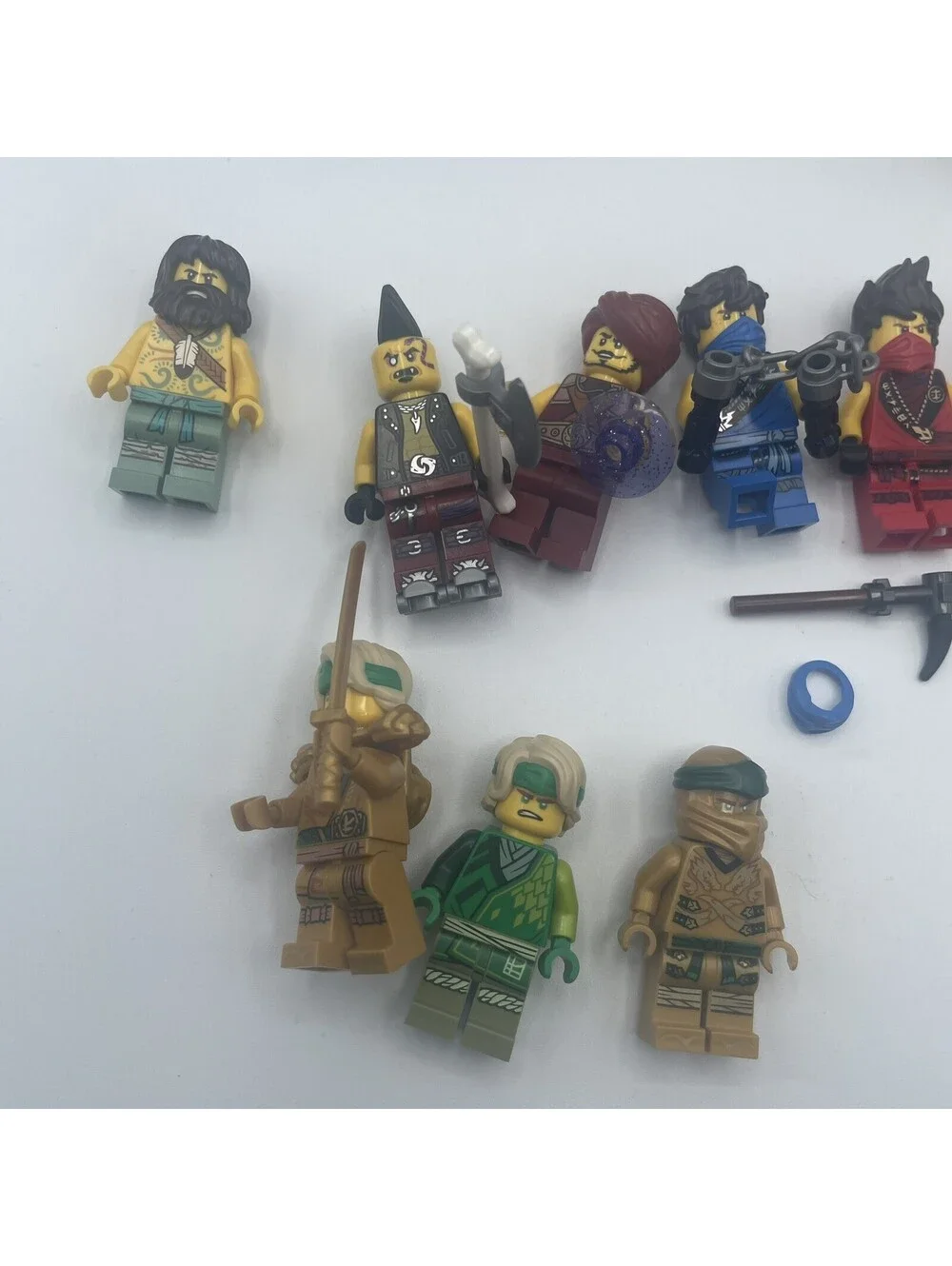 LEGO NINJAGO Minifigure Lot of 12 Assorted Figures With Various Accessories!